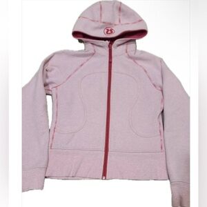 Lululemon Heathered Pink Scuba in Size 6